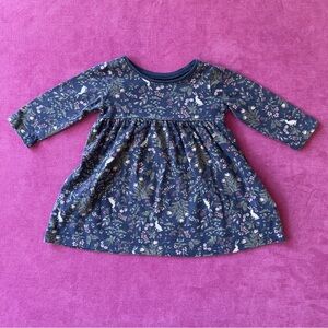 Old Navy Bunny Forest Long Sleeve Dress